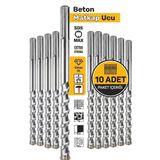 Filo Sds Max Elmas Beton Matkap Ucu ( 26X570mm) - 10Lu Paket