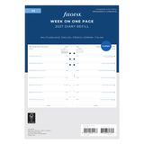 Filofax 2027 ajanda, A5, sayfa başına hafta, 4 dil, 27-68517