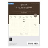 Filofax A5 haftalık planlayıcı 27-68513, sütun formatı, 5 dilli, krem rengi