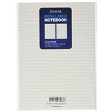 Filofax A5 not defteri için çizgili not kağıdı