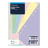Filofax B132613 Düzenleyici Yedek, A5 Boyut, Pastel renkler, Düz Kağıt