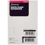Filofax Cep Beyaz Düz not kağıdı