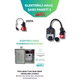 Filşarj Elektrikli Araç Şarj İstasyonu Ve Büyük Boy 22Kw - Sigortalı & Prizli Şarj Kombinasyon Panosu