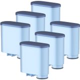 Filswa Philips Aqua Clean tam otomatik kahve makinesi ile uyumlu su filtresi, Philips 3100, 4000, 5000, Saeco, LatteGo, Gaggia - CA6707, CA6903 kireç ve su filtresi için yedek (6 adet)