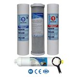 Filter Store Açık Kasa Su Arıtma Cihazı Uyumlu 4 Aşamalı Filtre Seti Kokonat Bazlı Tatlandırıcılı