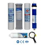 Filter Store Açık Kasa Su Arıtma Cihazı Uyumlu 80 Gpd Domestic Membranlı 5 Aşama Filtre Seti