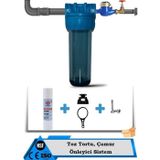 Filter Store Daire Bina Sayaç Girişi 10" Inc 1 Aşama Su Arıtma Cihazı ( Tortu Önleyici Yumuşatma Sistemi)