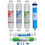 Filter Store Kapalı Kasa Su Arıtma Cihazı Filtresi 6 Aşamalı Inline Filtre Seti (NSF VONTRON MEMBRAN)