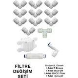 Filter Store Su Arıtma Cihazı Filtre Değişim Yedek Parça Seti