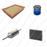 Filtre Bakım Seti Ford Fiesta 1.6 Benzinli 2001-2009 Hava + Yağ F + Yakıt F. + Polen Bosch