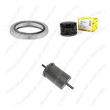 Filtre Bakım Seti Renault Clio I 1.4 Benzin 75 Beygir 1991-1998 Hava + Yağ F. + Yakıt Filtre Bosch