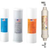 Filtre Dünyası Filtre Dünyası Membransız Usa Su Arıtma Filtresi 4'lü Takım Arıtıcı Filtresi