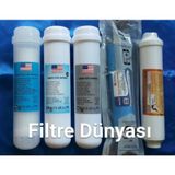 Filtre Dünyası Usa Inline Su Arıtma Filtresi LG Uyumlu Mebranlı Filtre Takımı 5Li
