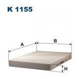 Filtron Depomix Kabin Filtresi [ Volkswagen Audi Q7 (4l), Amarok, Carelle (T5), Touareg, Transporter (T5) ] - Renkli