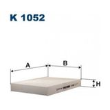 Filtron Depomix Polen Filtresi Clio Ii 02 Kangoo 98 Megane I 96 Logan 04 1.2 1.4 1.6 1.5dci 1.9dci K1052