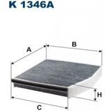 Filtron Depomix Polen Filtresi Karbonlu Mercedes A Serisi W176 12-18, B Serisi W246 11-18, Cla Coupe C117 13-19, Gla X156 13-