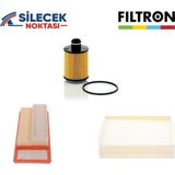 Fıltron Fiat Egea 1.3 D Multijet Euro5 Adbluesuz Araç Periyodik Bakım Seti Filtron ( Hava + Yağ + Karbonsuz Polen Filtreleri )