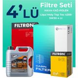 Filtron Fiat Linea 1.3 Dizel Filtre Bakım Seti Liqui Moly Motor Yağlı Euro 5 2009-2017 4 Lü