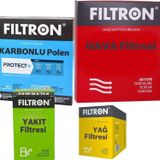 Filtron Ford Focus 1.6 Filtre Bakım Seti 1998-2004 4Fk Hava-Yağ-Yakıt-Karbonlu Polen