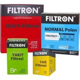 Filtron Ford Focus 1.6 Tdcı Filtre Bakım Seti E5 2011-2015 4F Hava-Yağ-Yakıt-Normal Polen