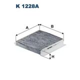 Fıltron Karbonlu Polen Fıltresı Euro 5-6 Fıat Linea Egea Combo D 12- Bipper 1.3 Hdi 75 10->1.4 02/08->1.4Hdi