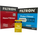 Filtron Kia Venga 1.6 Crdı Dizel Filtron Filtre Bakım Seti Hava+Yağ+Standart Polen