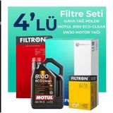 Filtron Land Rover Discovery 2.0 Dizel Motul Motor Yağlı 2017-2022 4'lü Filtre Bakım Seti