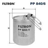 Filtron Mazot Fıltresı Mercedes Vito Iı 03- Sprinter Iı 06-09 Chrysler 300C 3.0Crd 05-