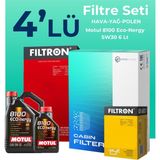 Filtron Mercedes C 250 Motul Motor Yağlı 2010-2014 4'lü Filtre Bakım Seti