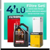 Filtron Mitsubishi Lancer 1.6 Motul Motor Yağlı 2004-2008 4'lü Filtre Bakım Seti
