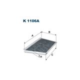 Filtron Mtxdpn Polen Filtresi Karbonlu Mercedes C Serisi W203 00-07, Clc CL203 08-11, Clk C209 02-09