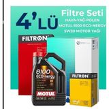Filtron Nissan Note 1.4 Motul Motor Yağlı 2006-2012 4'lü Filtre Bakım Seti