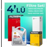 Filtron Nissan Qashqai 2.0 Dizel Shell Motor Yağlı 2007-2013 4'lü Filtre Bakım Seti