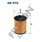 Filtron OE670 Yağ Filtresi