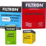 Filtron Opel Astra J 1.3 Cdtı Filtre Bakım Seti 2009-2015 4Fk Hava-Yağ-Yakıt-Karbonlu Polen