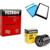 Filtron Opel Corsa 1.7 Dizel 1998-2006 3'lü Filtre Bakım Seti