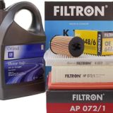 Filtron Opel Corsa D 1.2/ 1.4 Benzinli Motor Bakım Seti Gm 5W30 4 Lt Yağlı 2007 Model