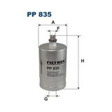 FILTRON PP835 Yakit Filtresi (Mercedes: M102-M103 Kucuk C-E-G Serisi) (WA676131)