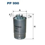 FILTRON PP990 Yakit Filtresi ( Opel Corsa D 1.3 Cdti 2006-) 813059 (WA412121)