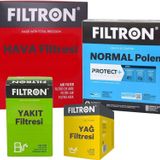 Filtron Skoda Octavia 1.6 Tdı Filtre Bakım Seti 2009-2012 4F Hava-Yağ-Yakıt-Normal Polen