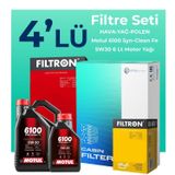 Filtron Subaru Outback 2.0 Dizel Motul Motor Yağlı 2003-2010 4'lü Filtre Bakım Seti