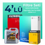 Filtron Volkswagen Caddy 1.0 Tsi Filtre Bakım Seti Liqui Moly Motor Yağlı (2015-2020) 4 Lü