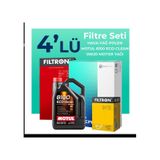 Filtron Volkswagen Caddy 2.0 Dizel Filtre Bakım Seti Motul Motor Yağlı (2020-2025) 4 Lü