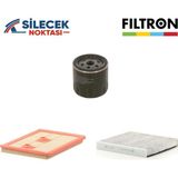 Fıltron Volkswagen Golf 8 1.4 Tsi Araç Periyodik Bakım Seti Filtron ( Hava + Yağ + Karbonlu Polen Filtreleri )