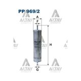 Filtron Yakıt Filtresi (Mazot) Freelander 1 17= 2.0D-3.0D WJN000080