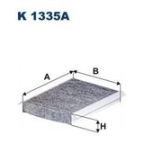 Filtron Zengemtx Polen Filtresi Fiat 500L 12- 500X 14- Jeep Renegade 14- Compass 16- Alfa Romeo Tonale 22-