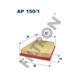 Fıltronap1501 Fıltron Ap150.1 Hava Filtresi Ford Fiesta V 1.6 Tdci 90Hp 11/04- Ford