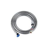 Fimer 150 cm Ekonomik Duş Spirali/patlamaya Dayanımlı Hortum, El Duşu, Başlık, Set, Takım ve Kamp Otdoor Sistemleri ile Uyumlu/örgülü Iç Epdm Borusu