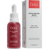 Fimer Ceel Aha%10 + Bha%2 Kırmızı Peeling Yüz Serumu 30 Ml, Cilt Tonu Eşitleyici ve Gözenek Sıkılaştırıcı Yenileyici Asit Serum, Glikolik Asit ve Panthenol Içeren Leke Karşıtı Bakım