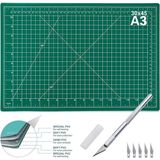 Fimer Çift Taraflı, A3 Boy, Kesim Matı ve Kretuar Bıçağı, 30X45 Cm, Kesim Altlığı, Kesme Tablası